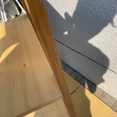 木製　3段収納棚の画像