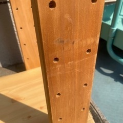 木製　3段収納棚の画像