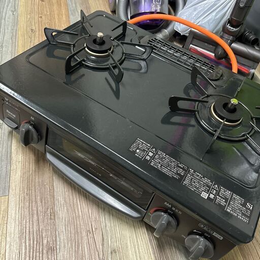 新品同様 RINNAI リンナイ ガステーブル RT35NJH LPガス 2023年製 右強バーナー 水無片面焼グリル