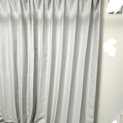 【美品】カーテン グレー 100×200 2枚の画像