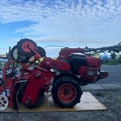 ホンダ マルチ張り　耕運機 F1100 マルチャ - 畝立て　耕耘機　園芸　畝立 マルチビニ ール成型機 丸畝　芋　甘藷　タバコ　11馬力　織田様　3点おまとめ価格 の画像