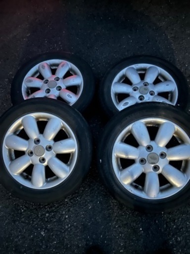 スズキ　ラパン　タイヤホイールセットHE22 純正 4本　手渡しのみ