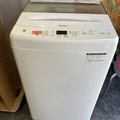 ☆中古￥11,800！Haier　4.5kg洗濯機　家電　2023年製　JW-U45A型　幅53㎝ｘ奥行50㎝ｘ高さ89㎝　【BF083】