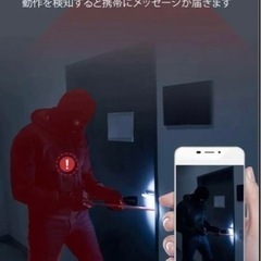 小型カメラ wifi 防犯カメラリアルタイムモニター赤外線 HD の画像