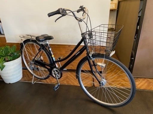 【LEDオートライト】27インチ６段　自転車