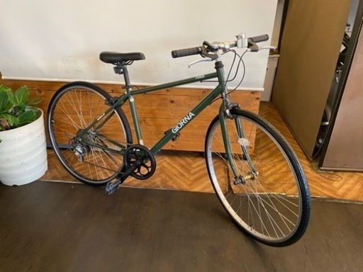 クロスバイク　グリーン　700c