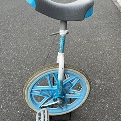 ブリヂストン★スタンド付★一輪車★ブルー★自転車