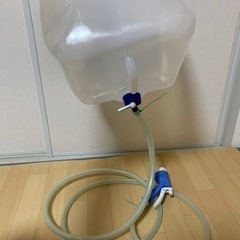 水やりホース 給水タンク セット　キャンプやスポーツ、災害時にも！の画像