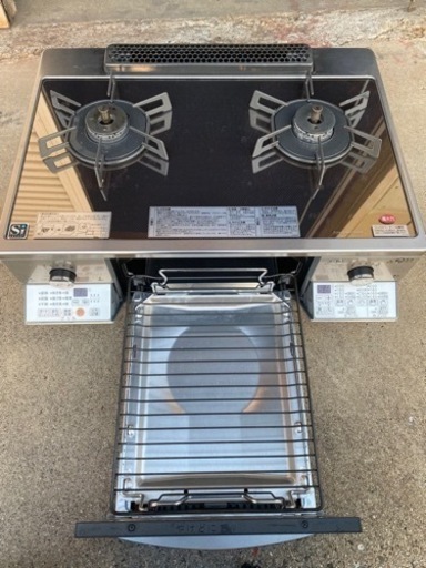 ハーマンノーリツ 高級Siガステーブルコンロ ガスコンロ LW2170AL