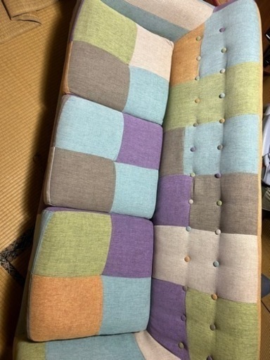 ⭐️値下げします家具 ３人掛けソファー
