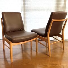 カリモク家具　ダイニングチェア　２脚セット カリモク家具（KARIMOKU FURNITURE） カリモク ダイニングセット4点 肘