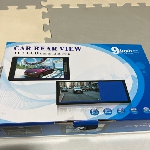 9.1インチバックミラーモニター