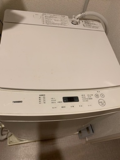 【美品】2019 年製　洗濯機　東京都多摩市
