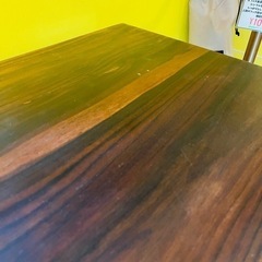 【ジモティ限定価格！】【倉庫保管中】 センターテーブル　リビングテーブル　ローボード　無垢材　木製　検　マスターウォール　ウォールナット　ウォルナット　黒檀　の画像