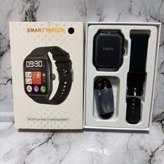 ❤️新品❤️スマートウォッチ iphone対応 通話  防水 黒の画像