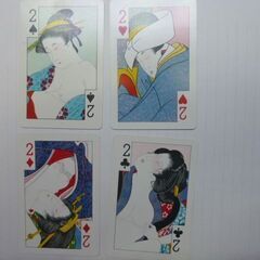 浮世絵カルタ（トランプ）の画像