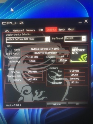 GeForce GTX 1660 OC［取引中］