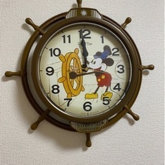 蒸気船ウィリー掛け時計（ジャンク品）