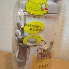 【新品未開封】水筒　ワンタッチオープン　日本製　600mll　直飲み水筒　スヌーピーの画像
