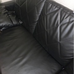 最終セール*L字ソファ　LOWYAキレイな革のソファ(3人掛け)