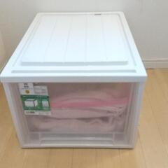 収納ケース（毛布等込み）の画像