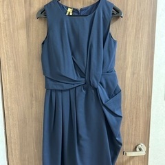 ドレス　結婚式　フォールワンピース