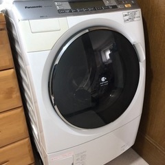 【パナソニック】ドラム式洗濯乾燥機 9.0/6.0kg NA-VX7100L ななめ型 左開き エコナビ ナノイー搭載