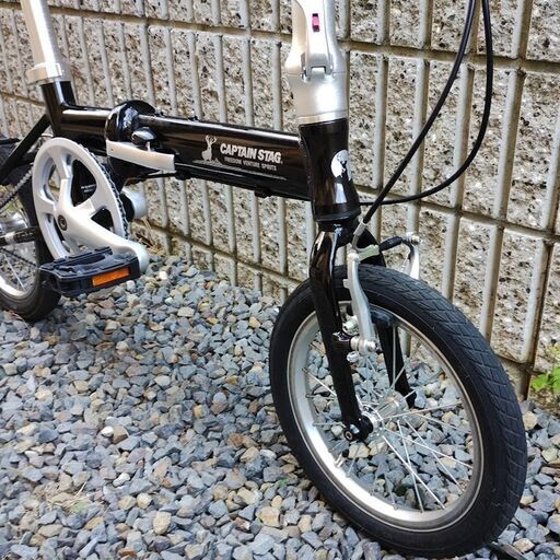 ほぼ新品　キャプテンスタッグ　リライト14　折りたたみ自転車　14インチ