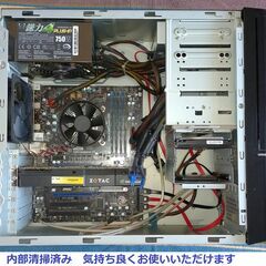 🌞サマーセール！✅送料無料！最高峰Core i7/グラボ搭載！デスクトップPC/デュアルストレージ628GB(SSD128GB+HDD500GB)/メモリ8GB/DVDスーパーマルチドライブ/Wi-Fi/Microsoft Office/Windows11/点検整備清掃済み😊/💗サポート&アフターサービス永続対応！/mouse No.v1014の画像