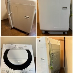 シャープ・全自動洗濯機・動作OKの画像