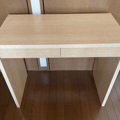 ニトリ　デスク＆回転式ダイニングチェア