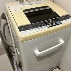 【受け渡し者決定
】全自動洗濯機　お湯取り機能付き
