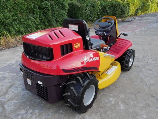中古 草刈り機 筑水キャニコム CNX2202(Hey masao) 4WD 未使用車 乗用草刈機