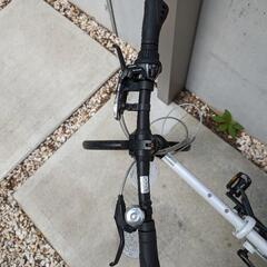 ルノー　折りたたみ自転車　パンク　AL207の画像