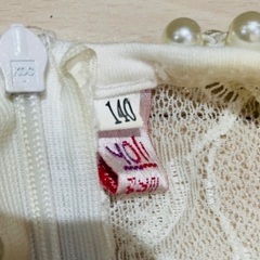 ホワイトドレス　140の画像