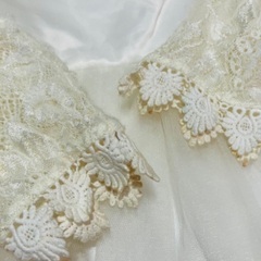 ホワイトドレス　140の画像