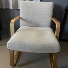 無印良品一人用ソファの画像