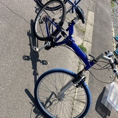 自転車 とスタンドのセット