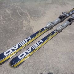【スキー板、ビンディング付き HEAD 180cm】