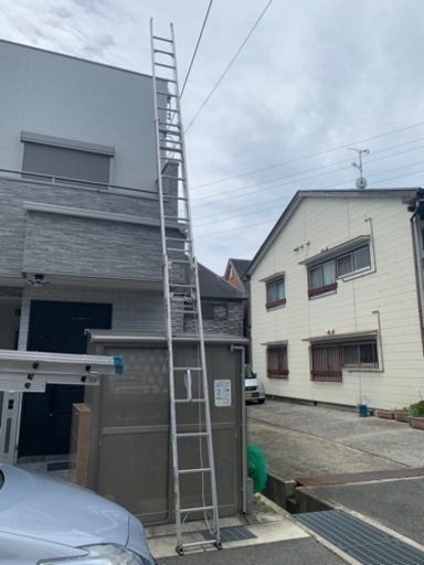 3連伸縮梯子　ナカオ　サン太　サヤ
管式はしご