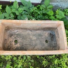 素焼き　植木鉢　フランス製　プランターの画像
