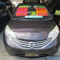 H25 日産　ノート　グレードＸ・ＤＩＧ－Ｓ　車検２年付き　無事故車　