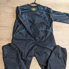 【美品・希少品】アンブロ　デサント　ジャージ 　ウインドブレーカー　上下　Lの画像