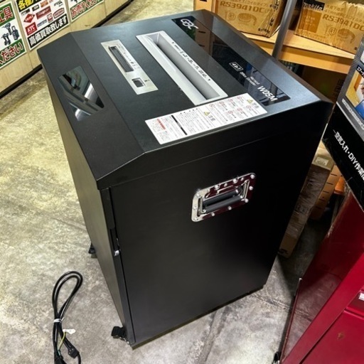 GBC シュレッダー 静音 オフィス用 業務用 A3/A4対応 ダストボックス容量90L 約4000枚収容 マイクロクロスカットシュレッダ ブラック GSHW05M