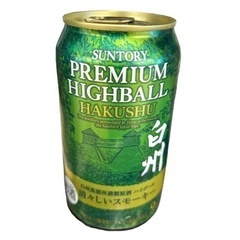 「サントリープレミアムハイボール〈白州〉350ml缶」数量限定