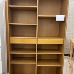 ★ジモティ割あり★  本棚 ナチュラル H180×D37×W10...