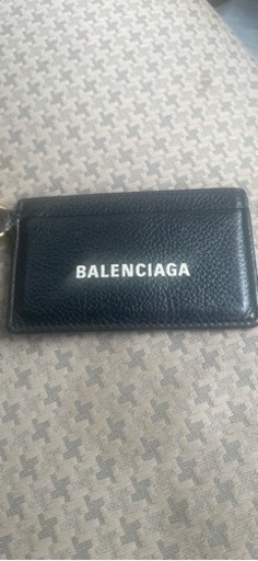 【BALENCIAGA】 バレンシアガ　レザー カードホルダー＆ポーチ ストラップ付き 