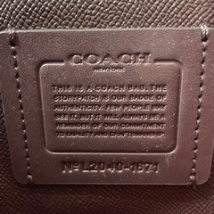 【未使用】COACH トートバッグ　A4収納可の画像