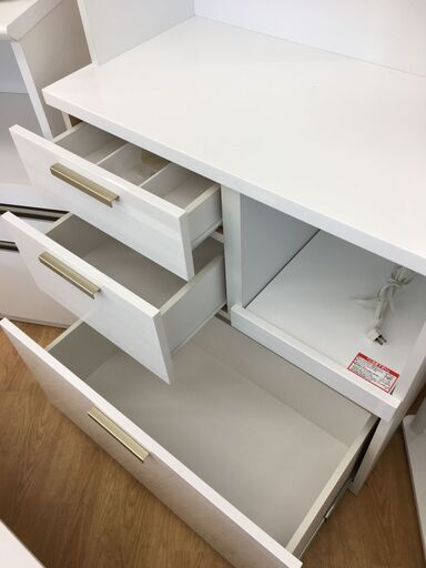 ★ジモティ割あり★ ニトリ　ソレル 食器棚  W80×D42×H191 クリーニング済み SJ6005