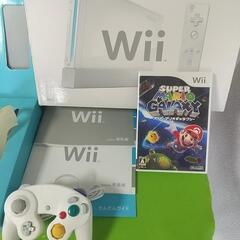 任天堂 Wii 本体 ソフト GCコントローラー セット 動作品の画像